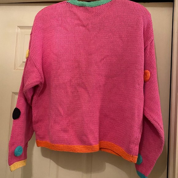 Body Action Design Vintage Knit Sweater With Shoulder Pads - Picture 4 of 4